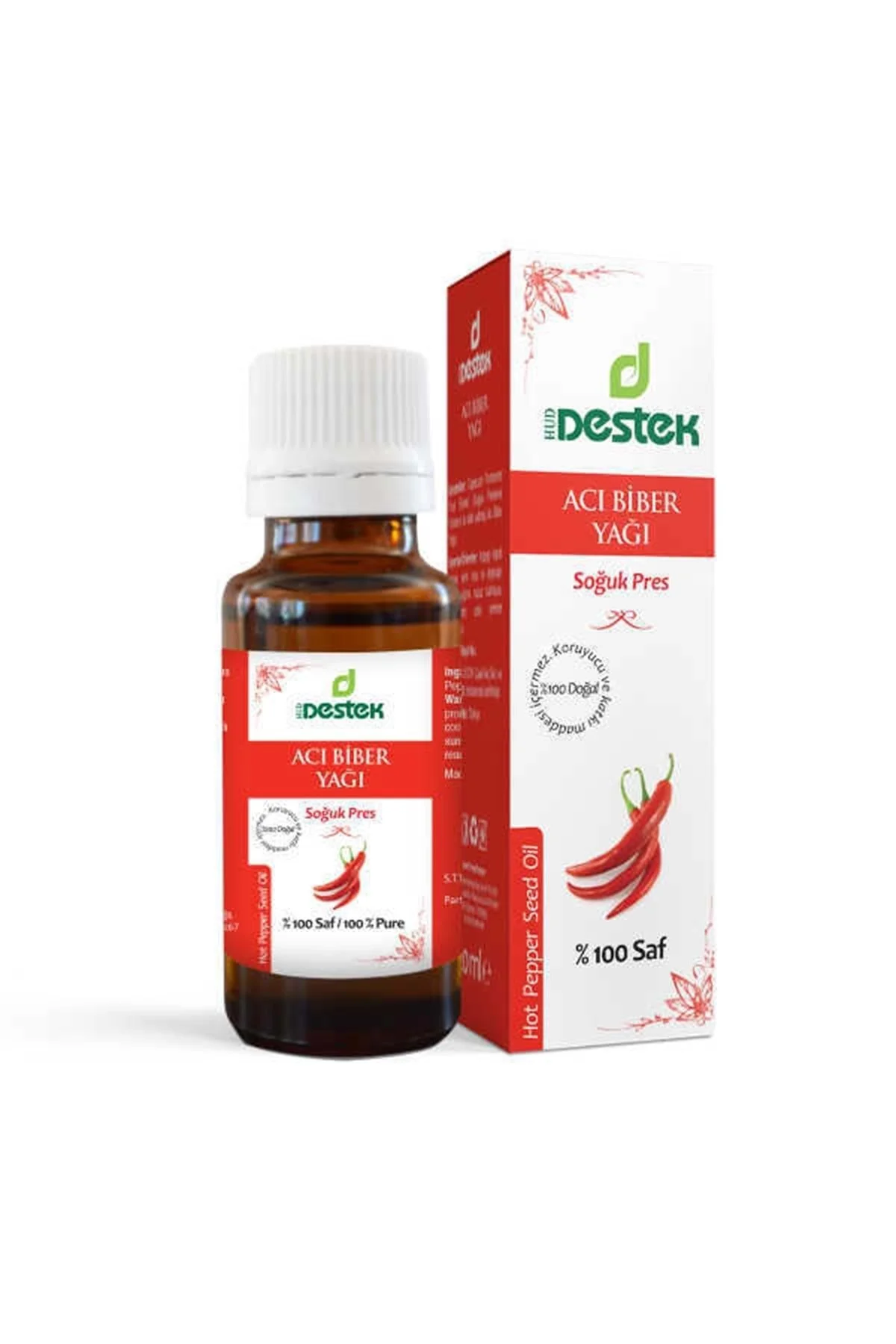 Soğuk Pres Acı Biber Yağı 20 ml
