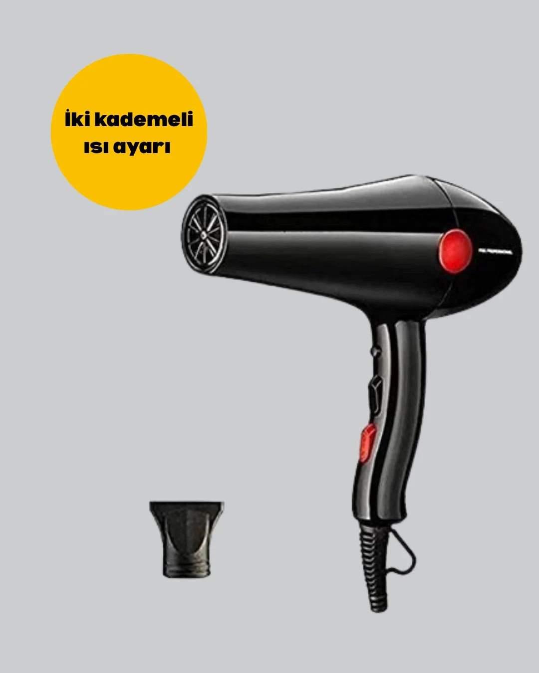 Soğuk Üfleme Özellikli 2200W Profesyonel Fön Makinesi
