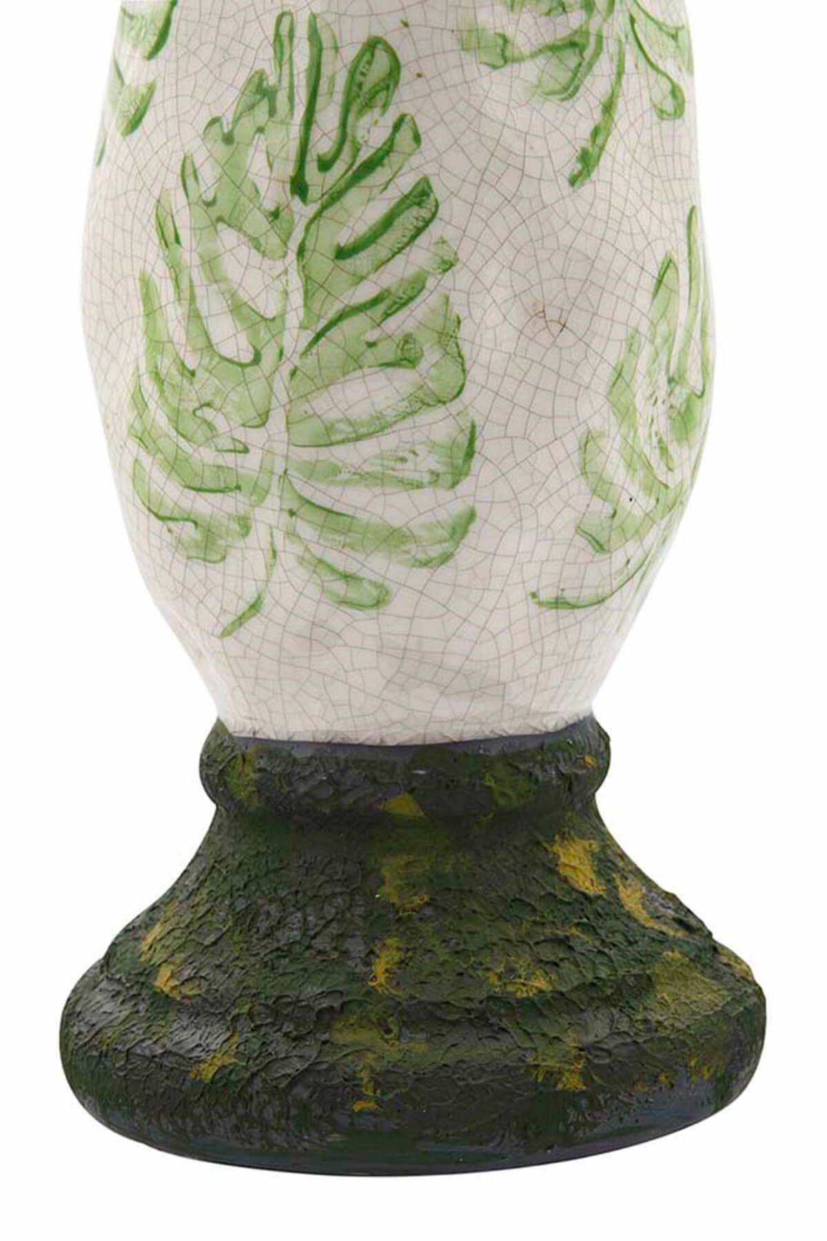 Vitale Soil Yeşil Seramik Mumluk Büyük Boy Ak.Fv0009