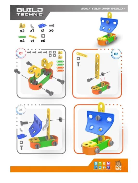 Sök Tak 22 Parça Yelkenli Build Technic - 4100101-2-22 - 1 ADET