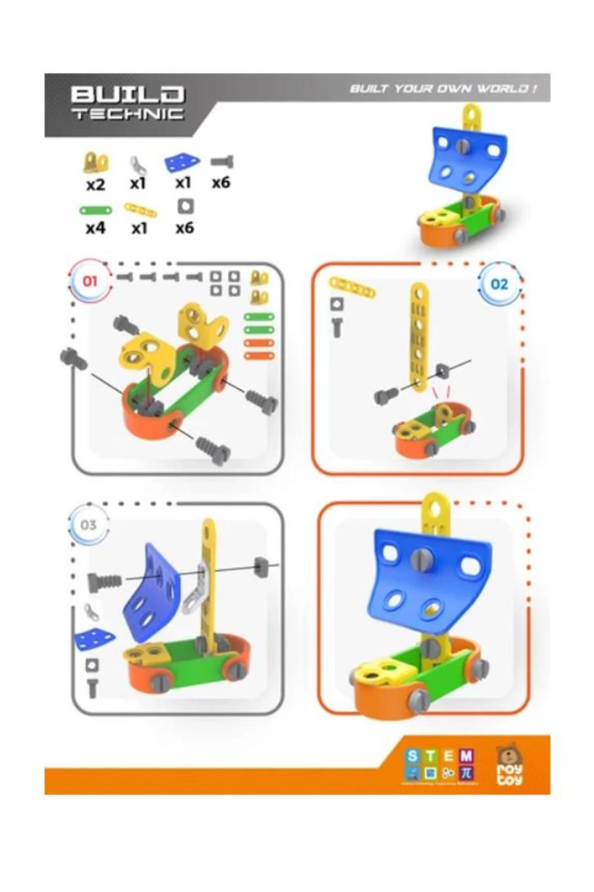 Sök Tak 22 Parça Yelkenli Build Technic - 4100101-2-22 (Lisinya)