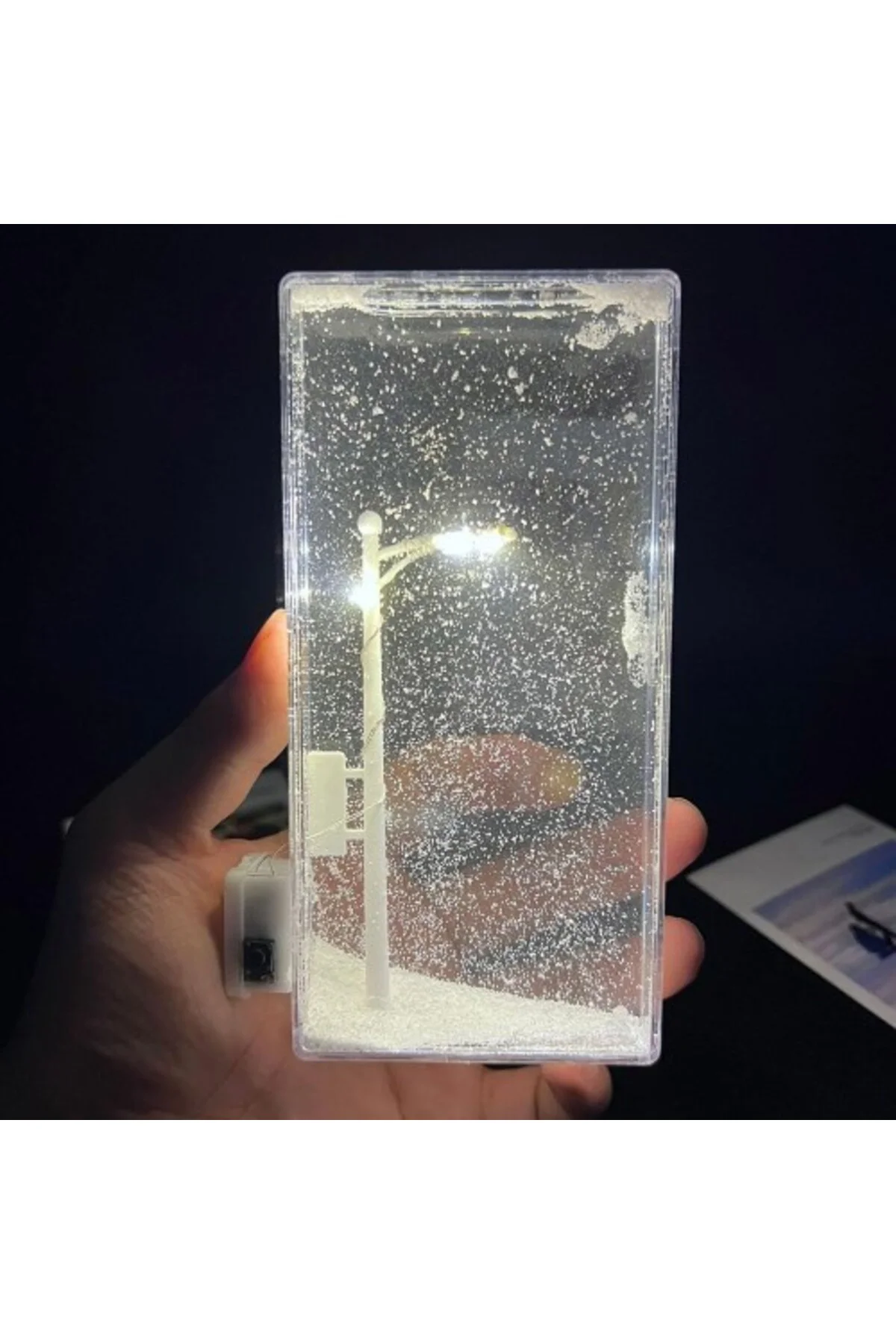 Sokak Lambalı Kar Küresi