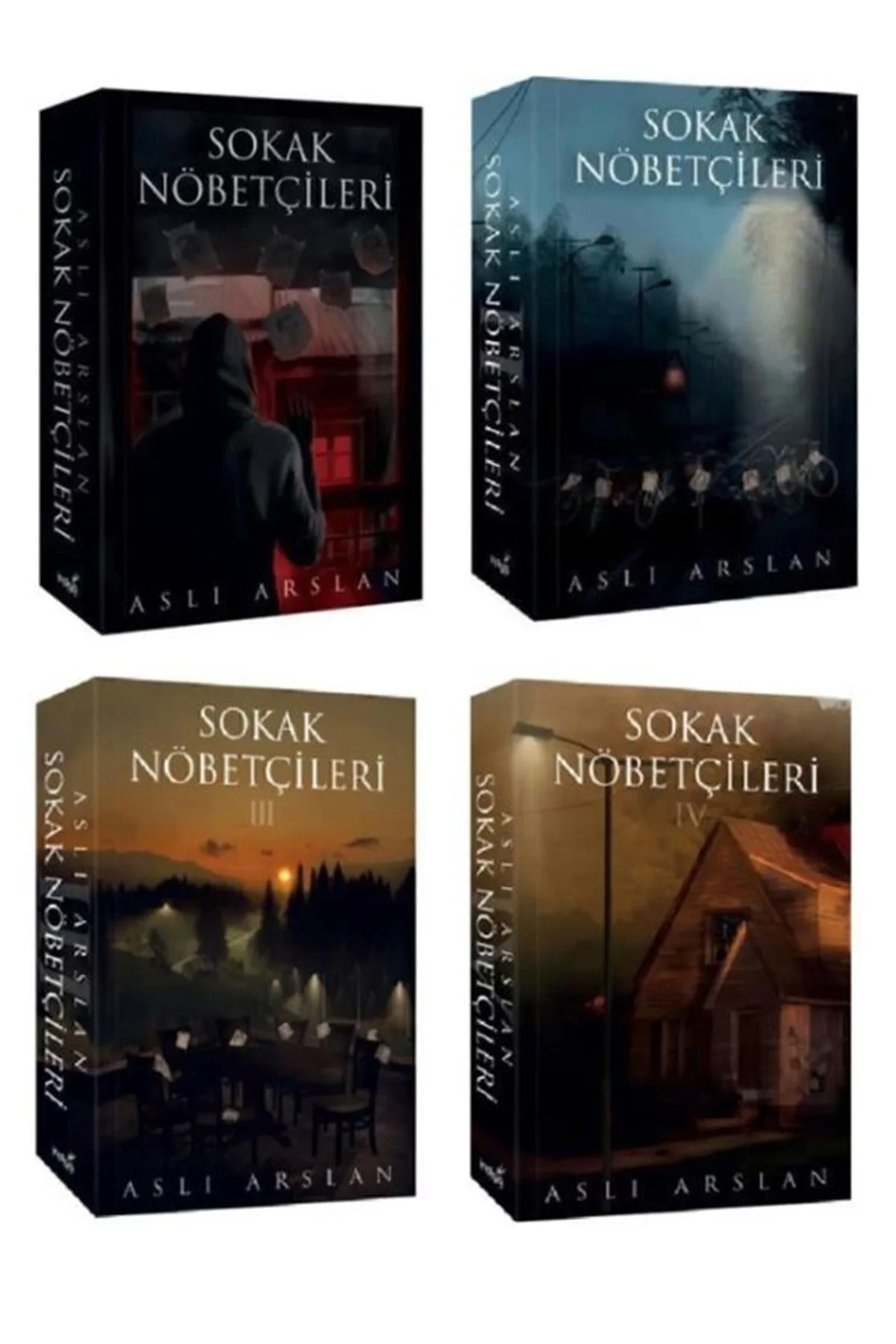 Sokak Nöbetçileri 1- 2-3-4 Aslı Arslan Karton Kapak