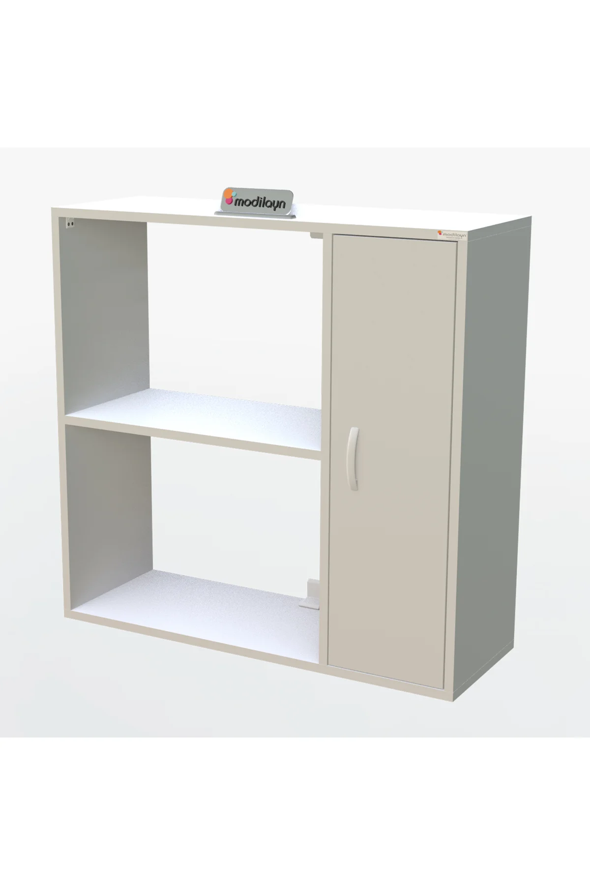 SÖKE 50 x 75 x 32,5 cm Çamaşır Hazneli Çok Amaçlı Banyo Dolabı