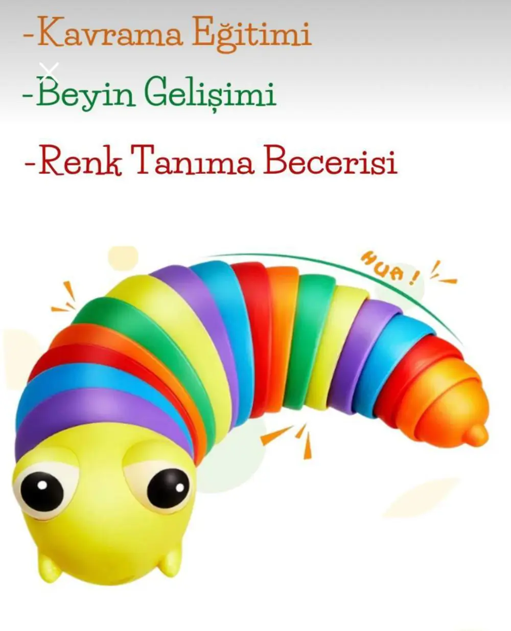 Söktak Eğlenceli Stres ve Anksiyete giderici Montessori Renkli Tı