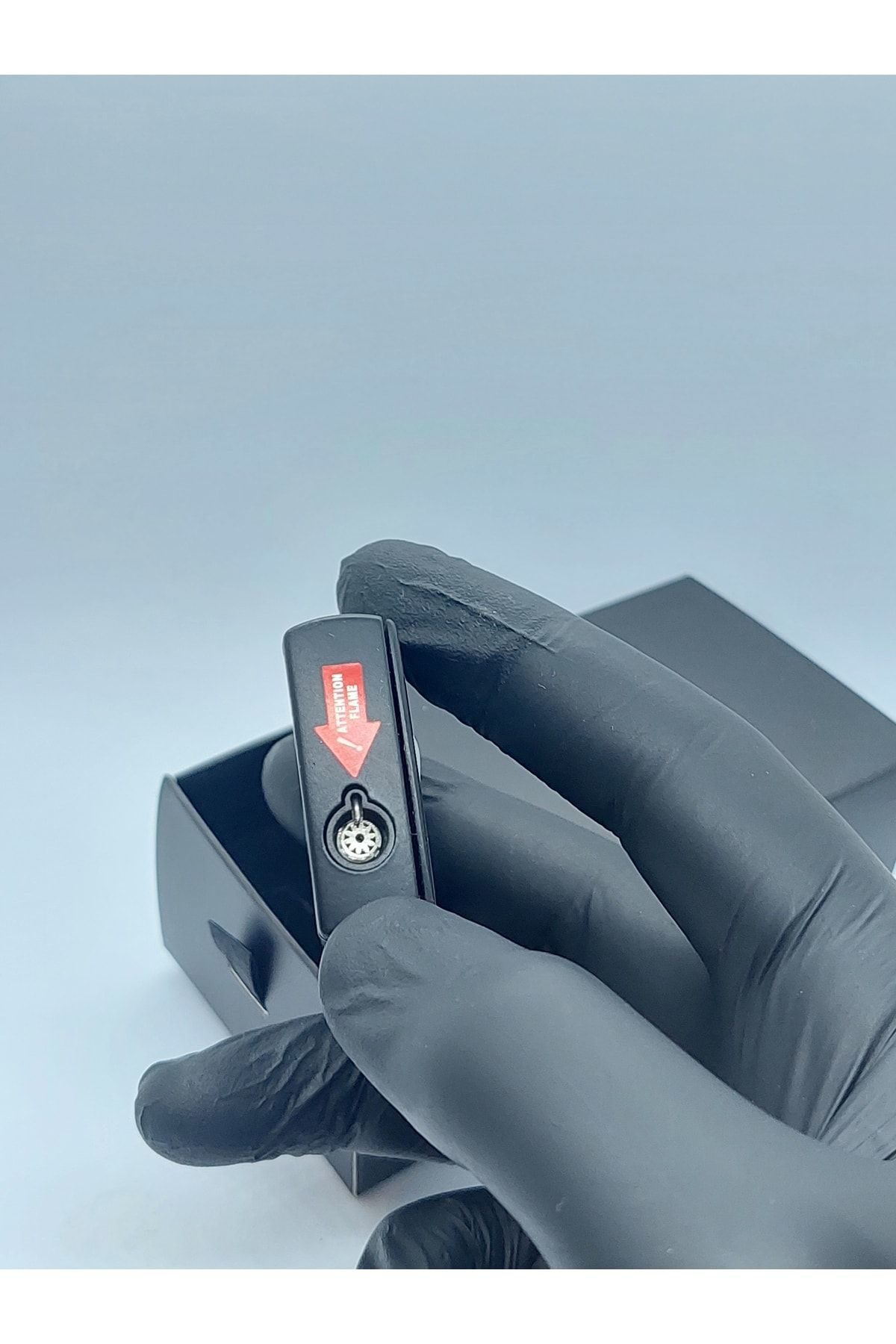 Pnp Sol Anahtarı Desenli Metal Rüzgar Çakmağı Müzik Desenli Çakmak Mü