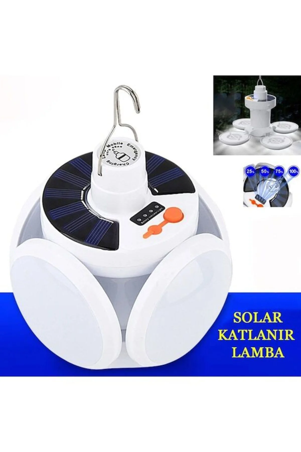 Solar 5 Kanatlı Kamp Lambası (5534)