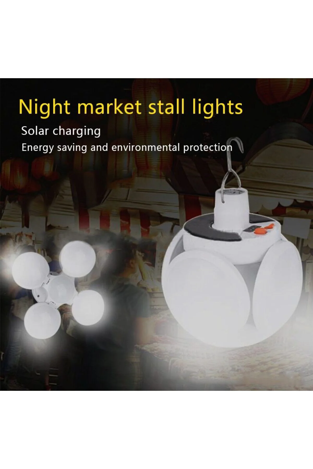 Solar 5 Kanatlı Kamp Lambası (5534)
