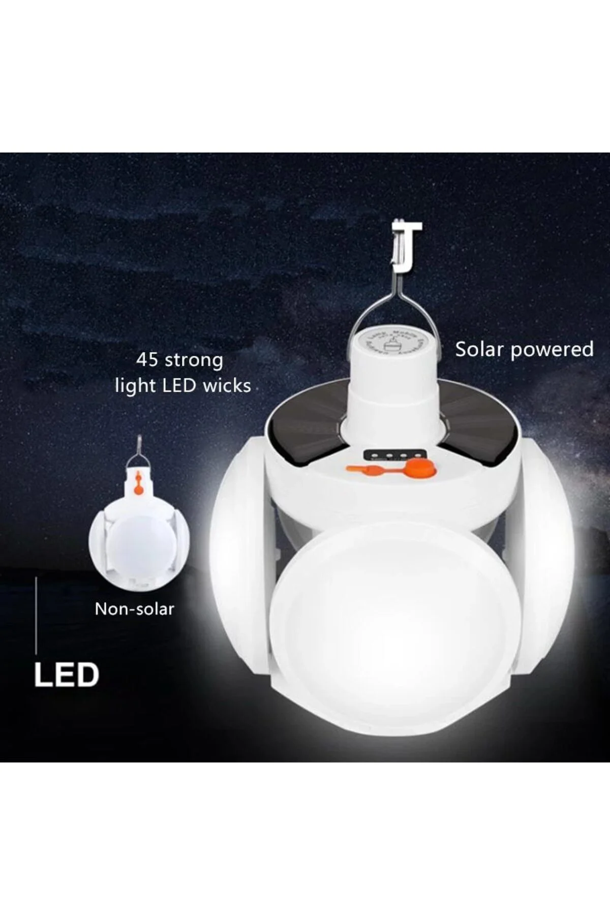 Solar 5 Kanatlı Kamp Lambası (5534)