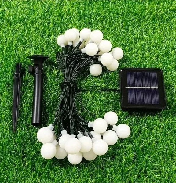 Solar 5m 28 Led Top Gün Işığı Siyah Kablolu - Güneş Enerjili Dekoratif LED Işık Fiyatı, Yorumları ve Özellikleri