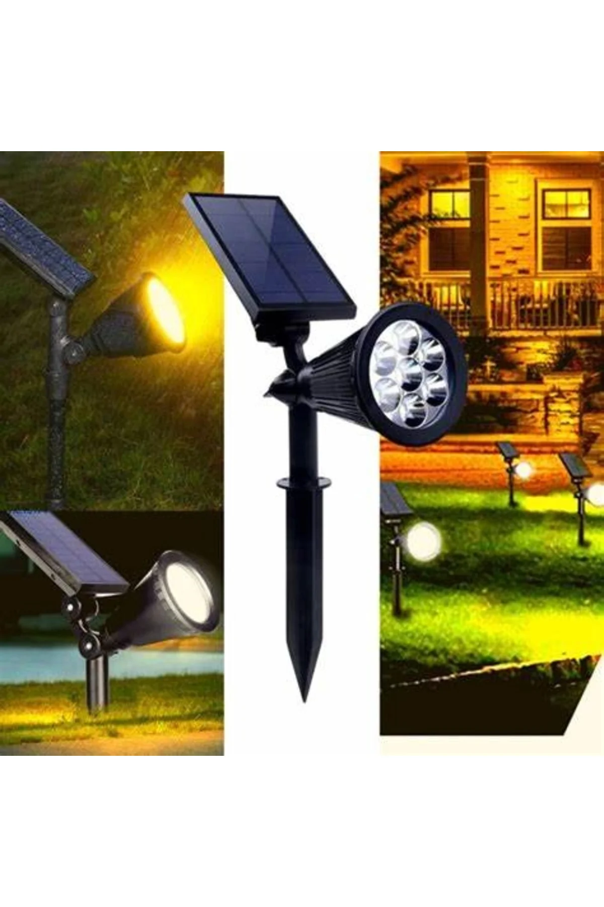 Solar 7W Kazıklı Bahçe Armatürü Rgb Mz-301A - Görsel 2