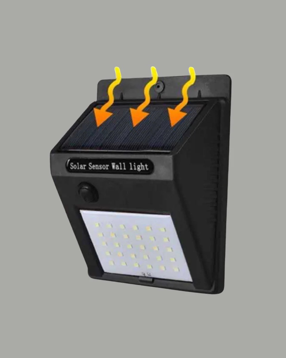 Solar Aydınlatma - Su Geçirmez IP65 Hareket Sensörlü 20 LED Bahçe Lambası