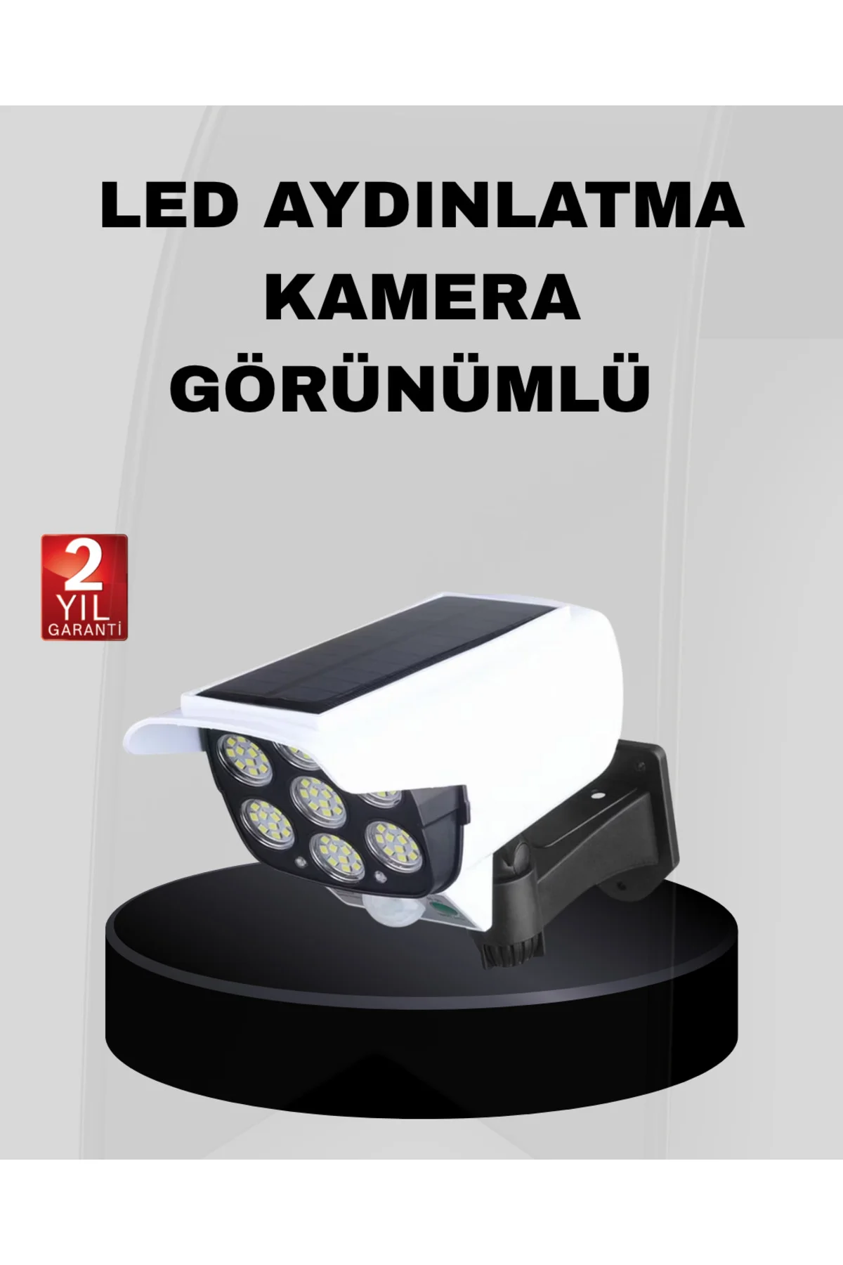 Solar Bahçe Aydınlatması Su Geçirmez IP66 PIR Sensörlü Uzun Çalış