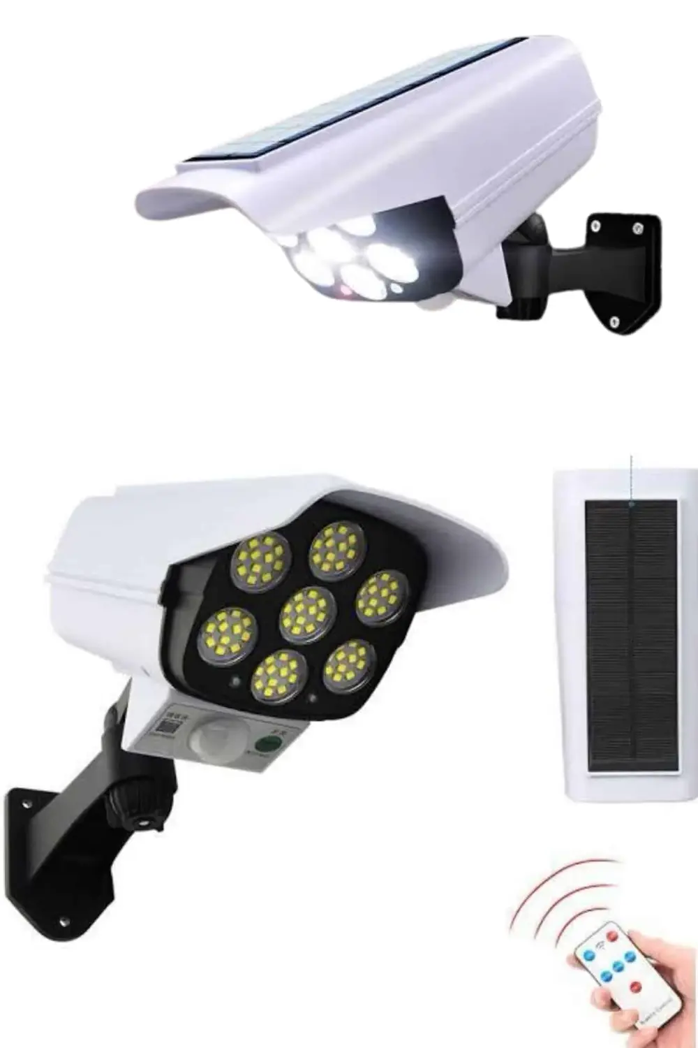 Solar Bahçe Lambası Uzaktan Kumandalı Kamera Görünümlü Hareket Se