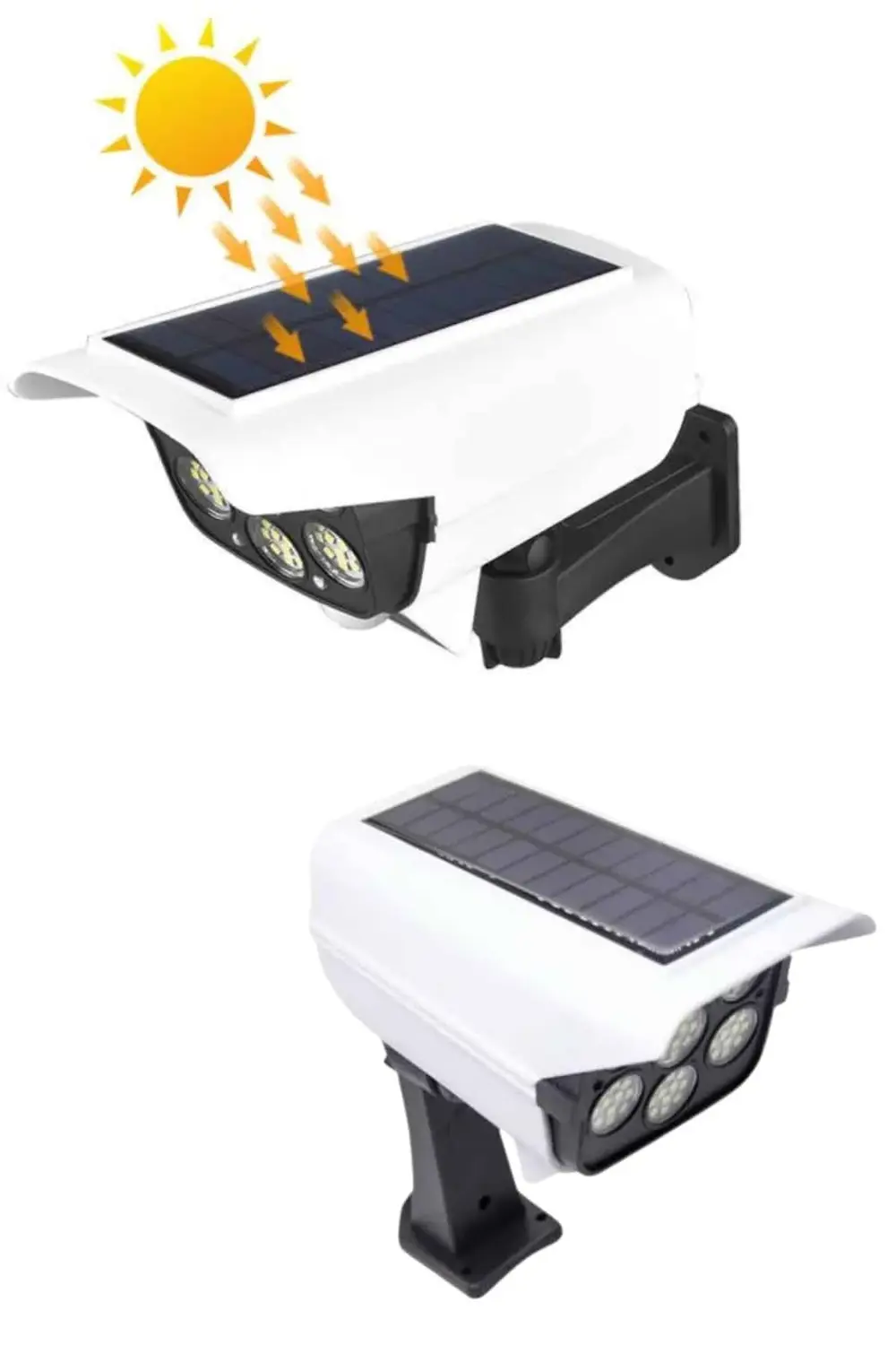 Solar Bahçe Lambası Uzaktan Kumandalı Kamera Görünümlü Hareket Se