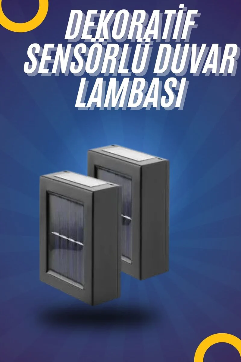 Solar Çift Taraflı Duvar Lambası - IP65 Süper Işık, Elektriksiz Kurulum, 8 Saat Süre Solar Çift Taraflı Duvar Lambası - IP65 Süper Işık, Elektriksiz Kurulum, 8 Saat Süre Fiyatı, Yorumları ve Özellikleri