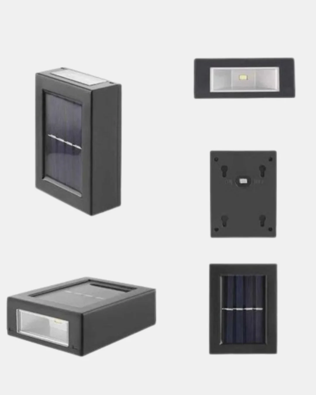 Solar Dış Mekan Aplik Su Geçirmez Dayanıklı LED Aydınlatmalı