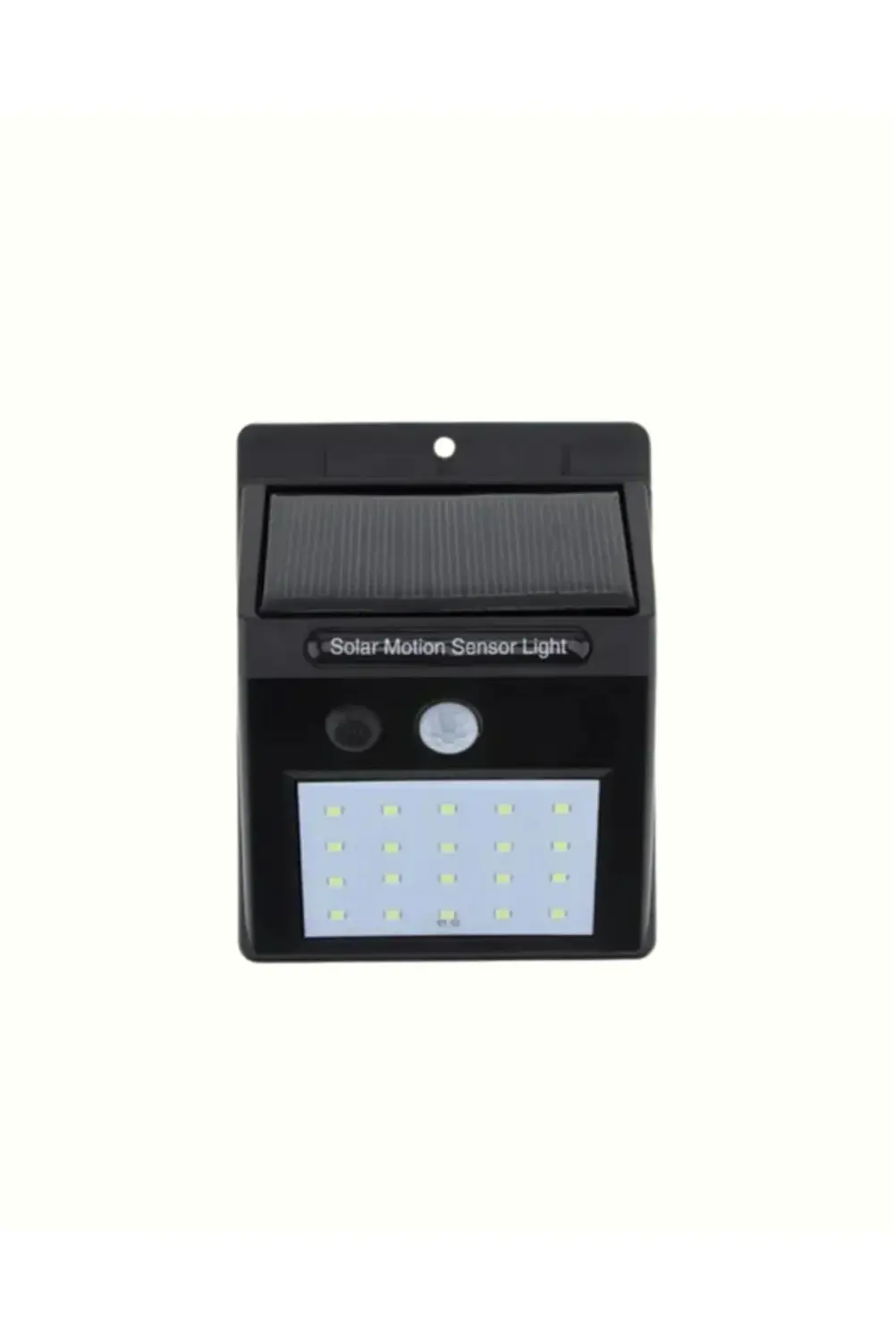 Solar Enerjili 20 LED Duvar Lambası | Hareket Sensörlü, Su Geçirm