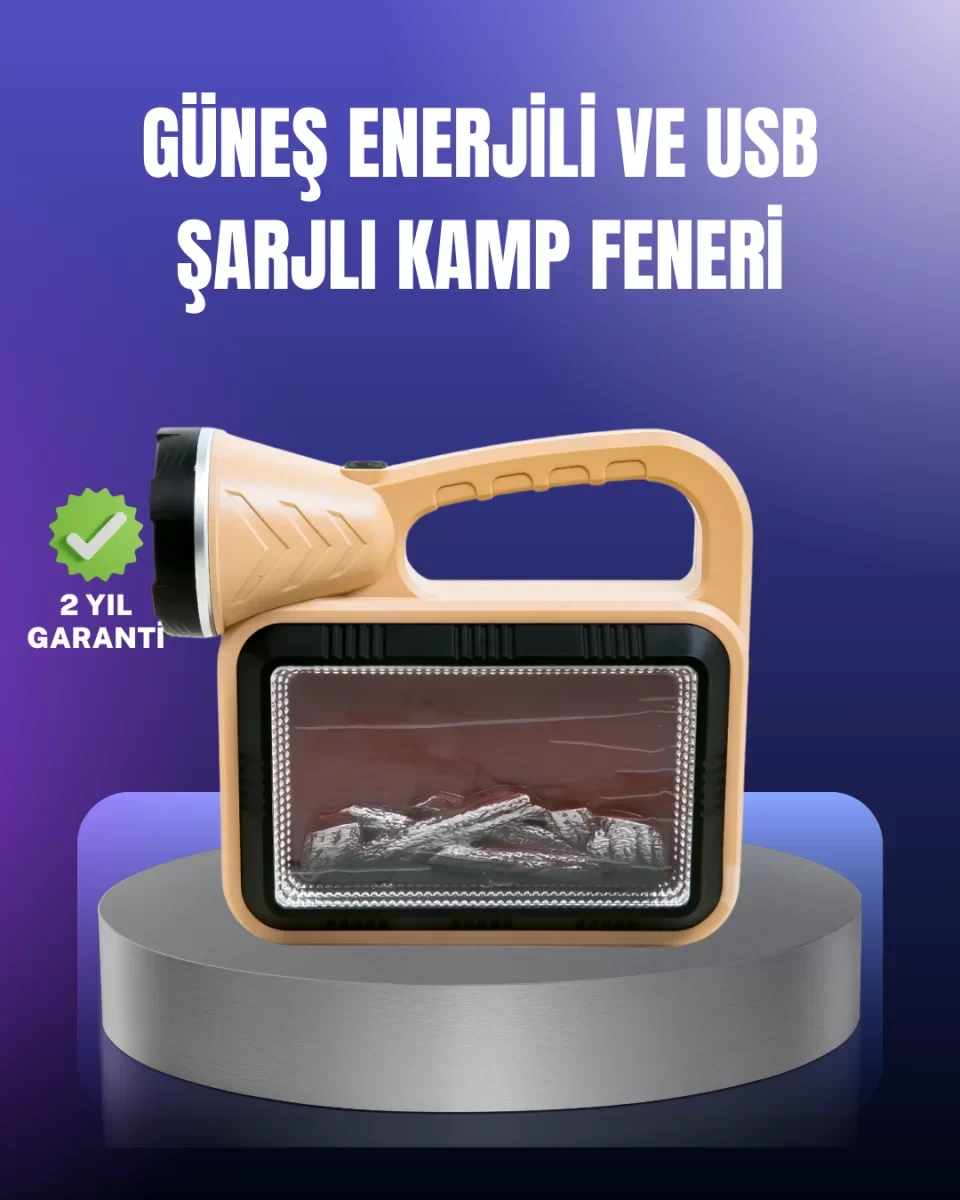Solar Enerjili Alev Lambası – El Feneri ve Dekoratif Işık - Lisinya