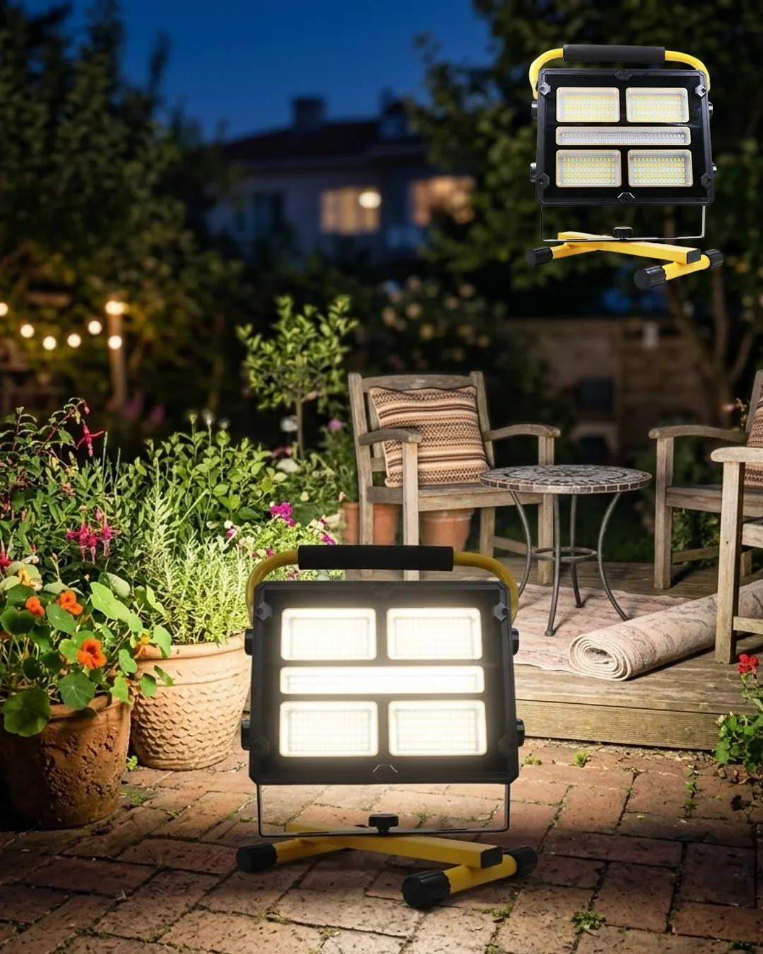 Solar Enerjili LED Kamp Feneri 4 Modlu Ayarlanabilir Açılı Güçlü Aydınlatma Solar Enerjili LED Kamp Feneri 4 Modlu Ayarlanabilir Açılı Güçlü Aydınlatma