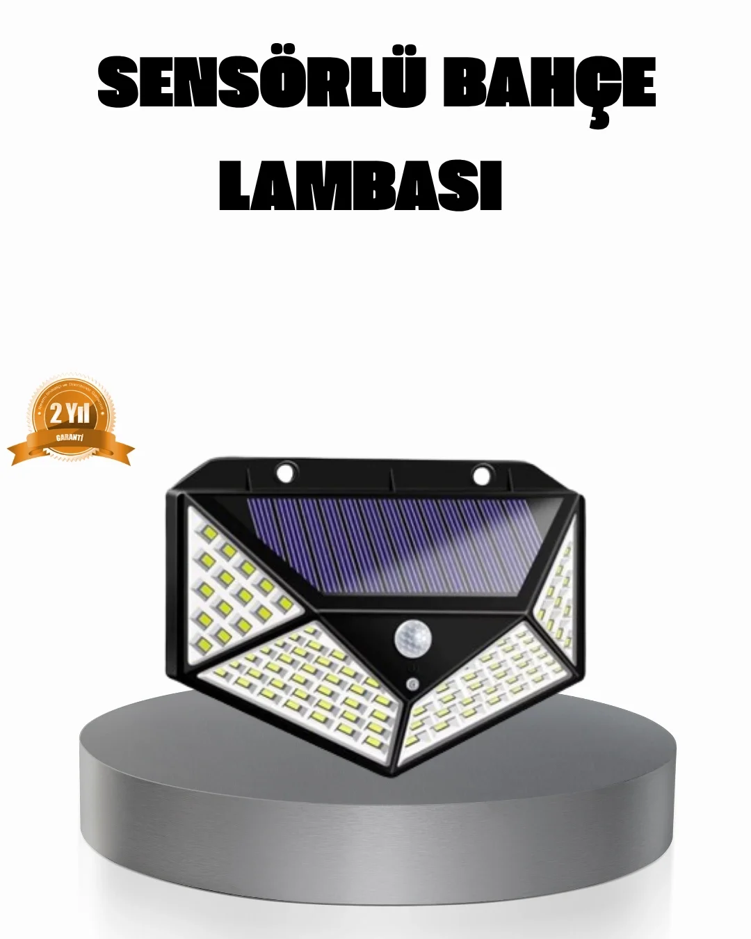 Solar Güçlü 100 LED Bahçe Lambası – Enerji Tasarruflu, Suya Dayan
