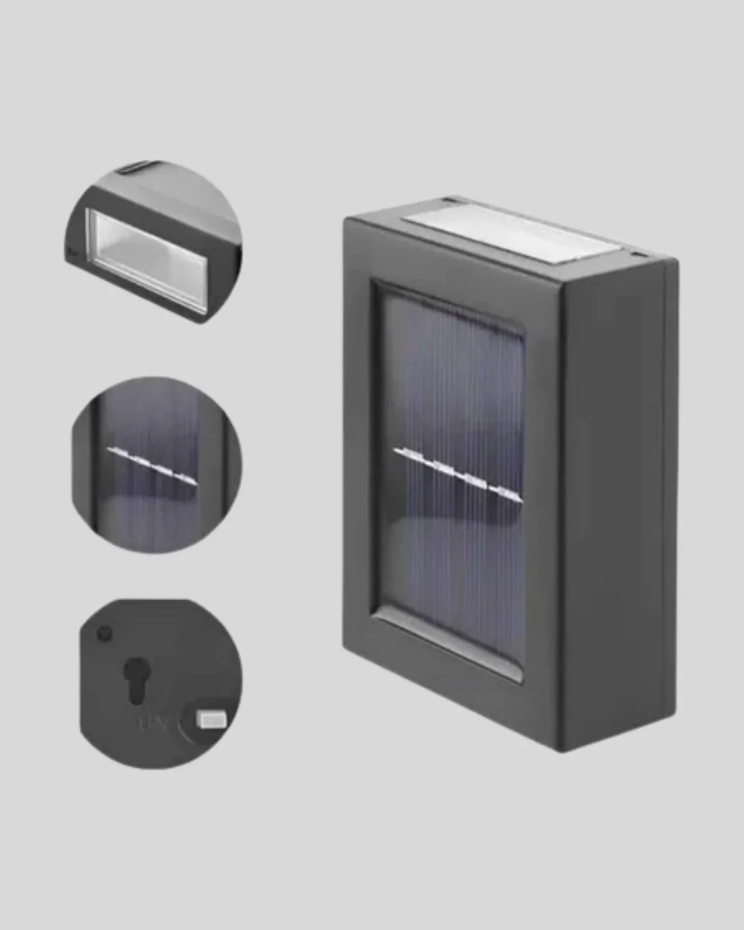 Solar Güçlü 6 LED Dış Mekan Lambası – Otomatik Aç/Kapa Işık Sensörlü Aydınlatma Solar Güçlü 6 LED Dış Mekan Lambası – Otomatik Aç/Kapa Işık Sensörlü Aydınlatma