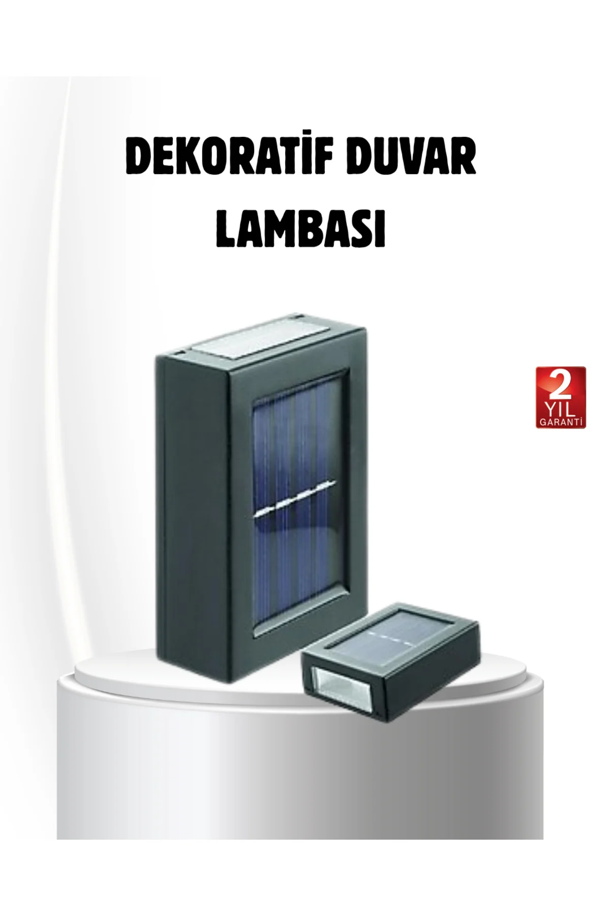 Solar Güçlü 6 LED Dış Mekan Lambası – Otomatik Aç/Kapa Işık Sensö