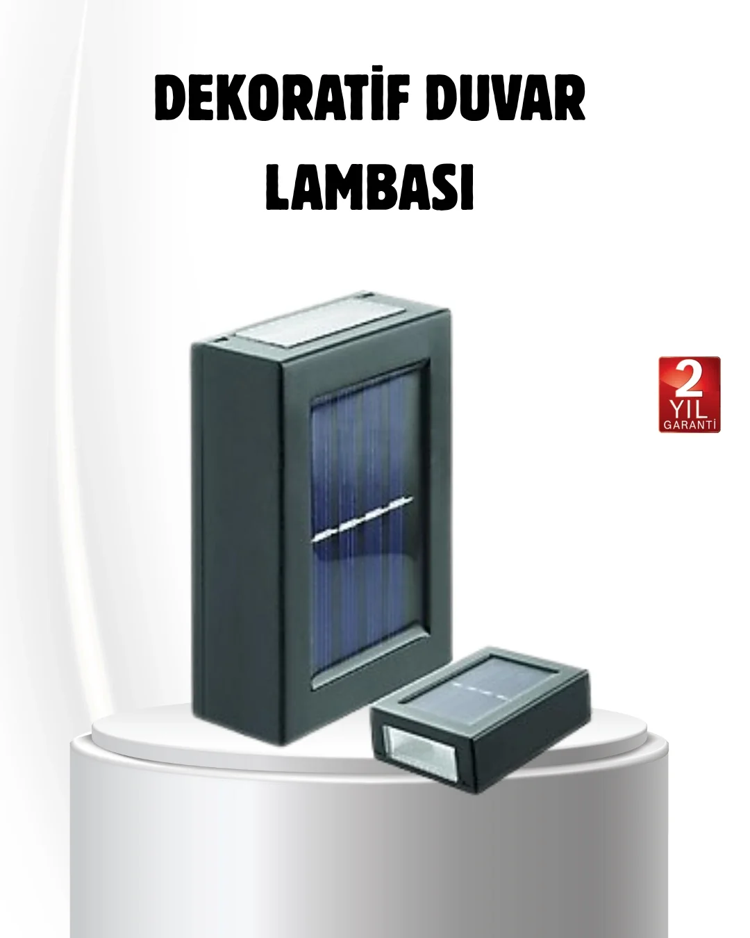 Solar Güçlü 6 LED Dış Mekan Lambası – Otomatik Aç/Kapa Işık Sensö