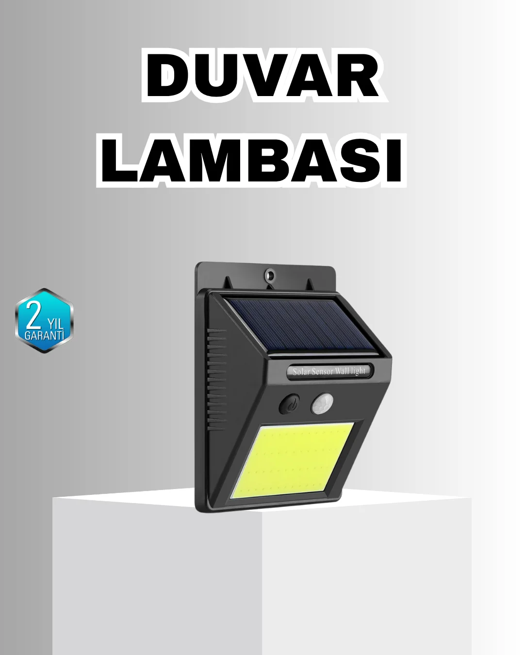 Solar Güçlü LED Dış Mekan Lambası – Güneş Enerjisiyle Şarj Olan Sensörlü Bahçe Işığı Fiyatı, Yorumları ve Özellikleri