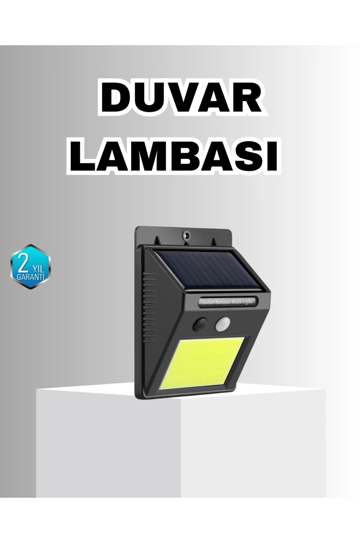 Solar Güçlü Led Dış Mekan Lambası – Güneş Enerjisiyle Şarj Olan S