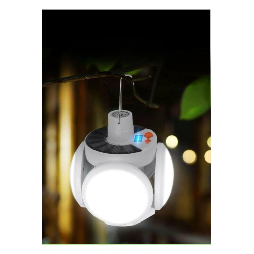 Solar Güneş Enerji Ve Usb Sarjlı 5 Kanatlı Bahçe Aydınlatma Led A
