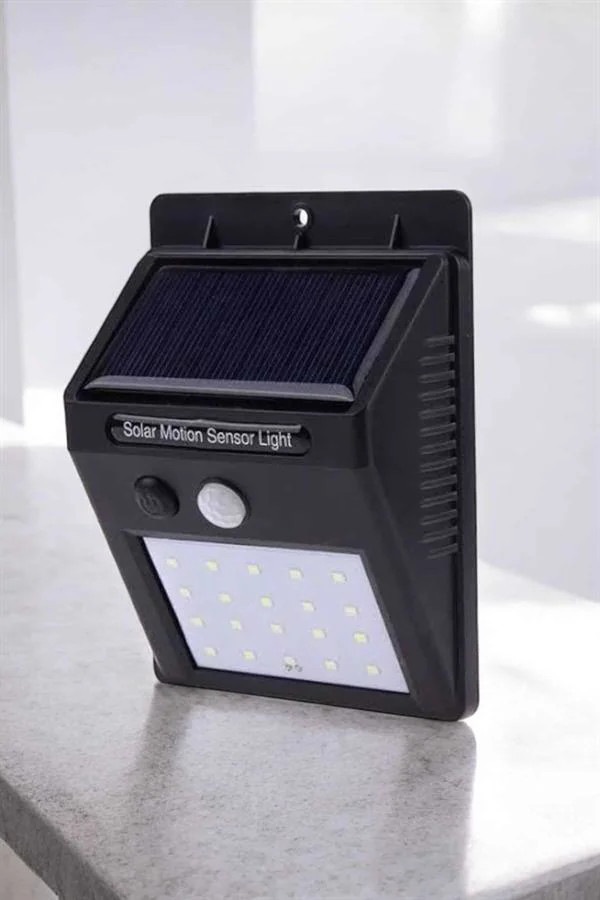 Solar Güneş Enerji Panelli Sensörlü Lamba Enerji Tasarruflu