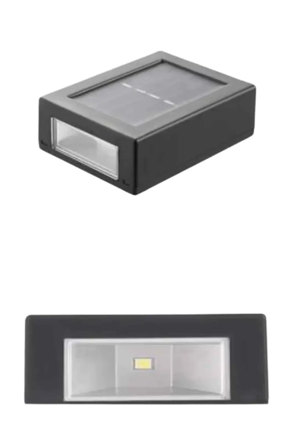 Solar Güneş Enerjili Çift Taraflı Duvar Lambası Çift Taraflı Duva