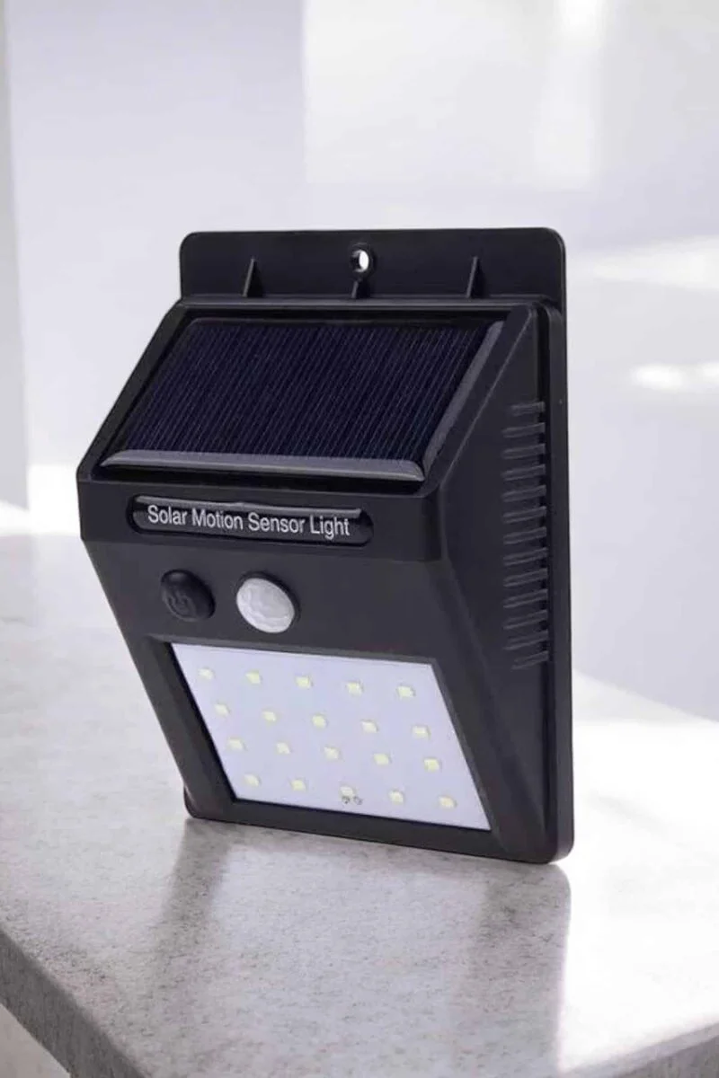 Solar Güneş Enerjili LED Duvar Lambası - Sensörlü Enerji Tasarruflu Aydınlatma