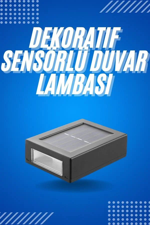 Solar Güneş Enerjili Çift Taraflı Duvar Lambası Çift Taraflı Duvar Lamba Güneş Enerjili - Lisinya