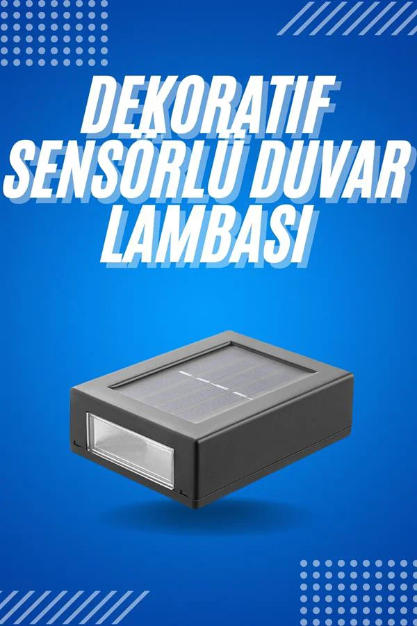 Solar Güneş Enerjili Çift Taraflı Duvar Lambası Çift Taraflı Duvar Lamba Güneş Enerjili