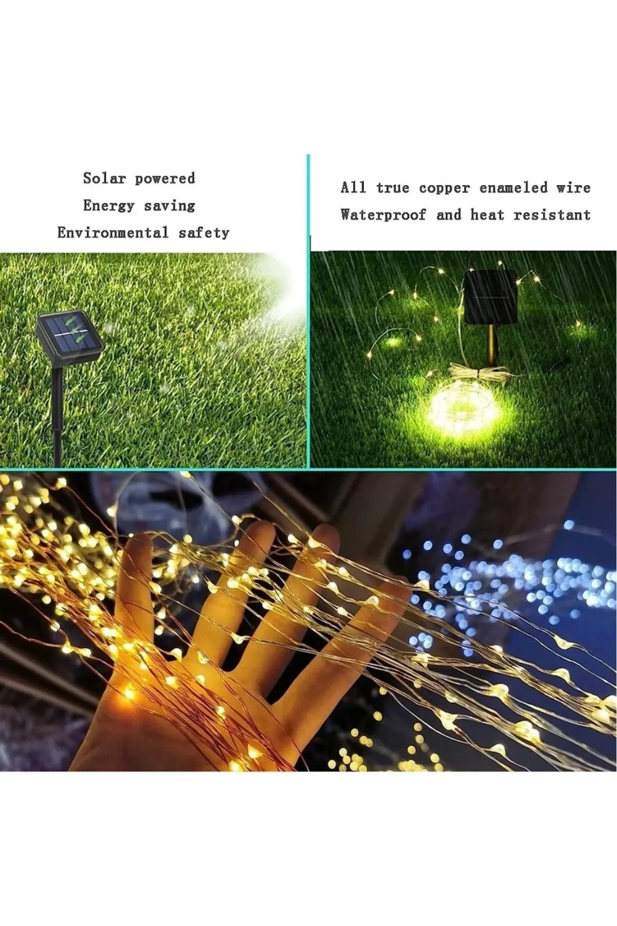 Solar Güneş Enerjili Gün Işığı 200Led Solar Güneş Enerjili Gün Işığı 200Led - Görsel 2