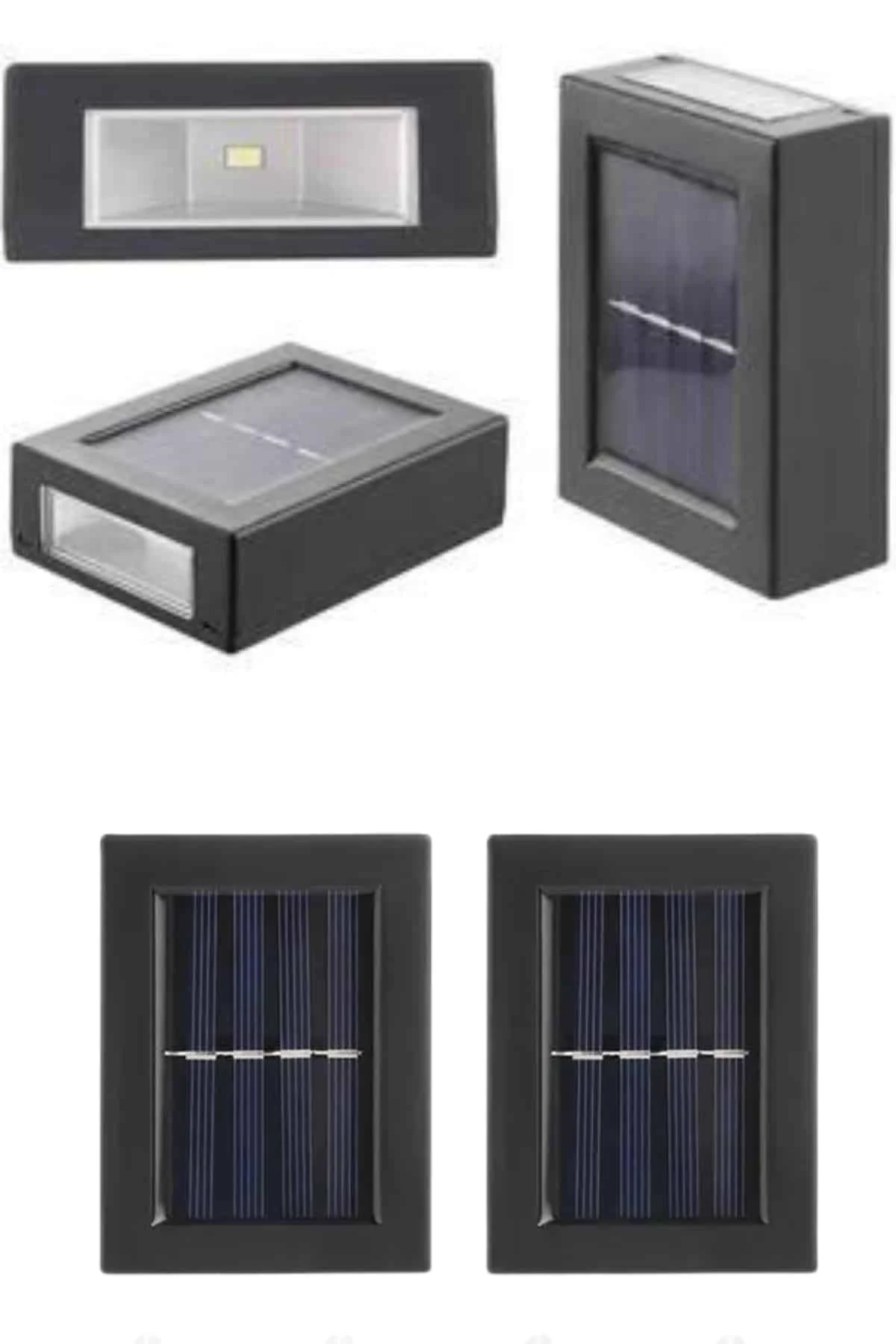Solar Güneş Enerjili Çift Taraflı Duvar Lambası Çift Taraflı Duva
