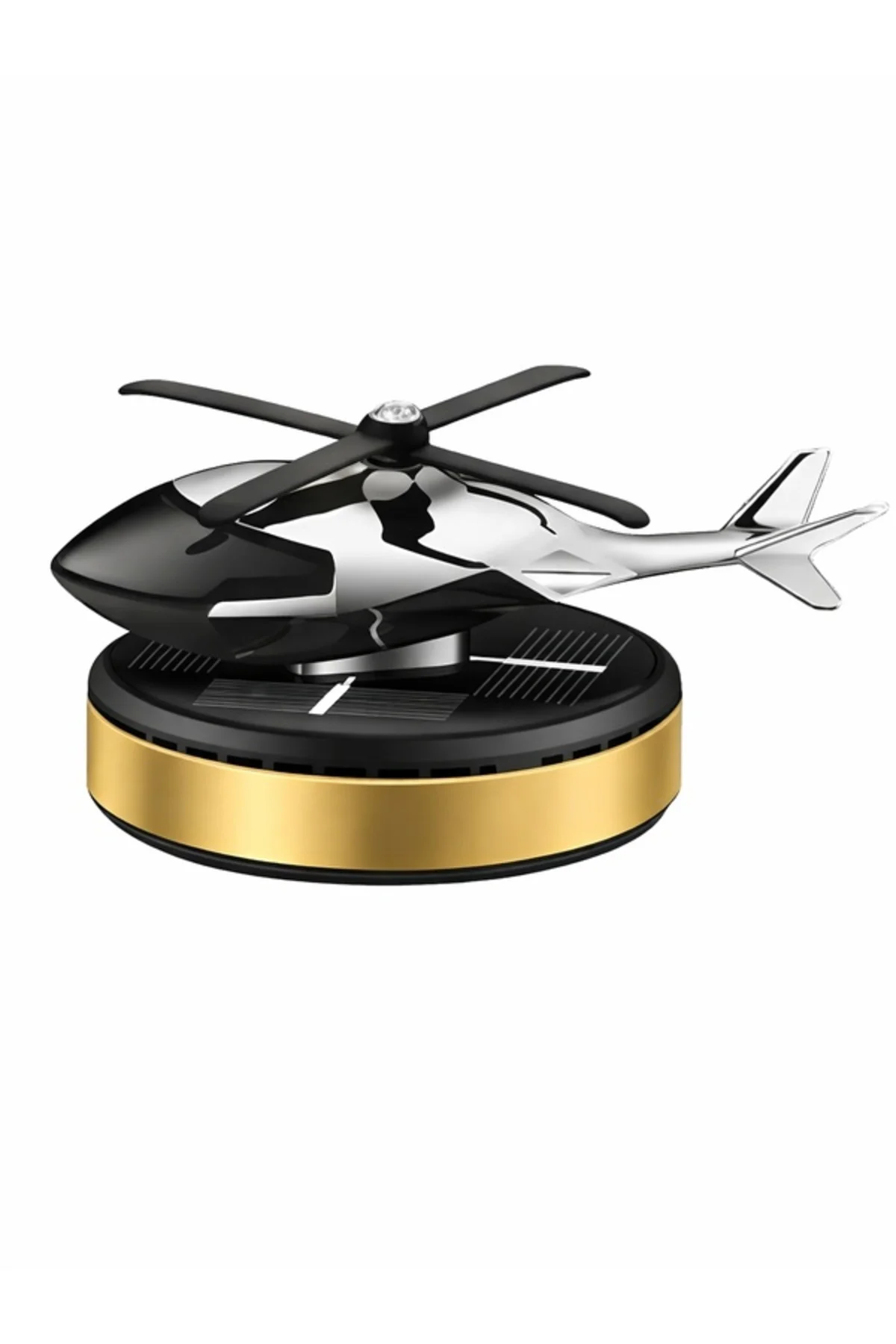 Solar Güneş Enerjisiyle Çalışan Helikopter Araç Koku (Stok Azdır) - Görsel 4