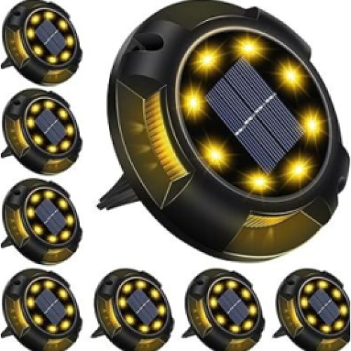 Solar Güneş Panelli LED Bahçe Ledi (8'li Set)