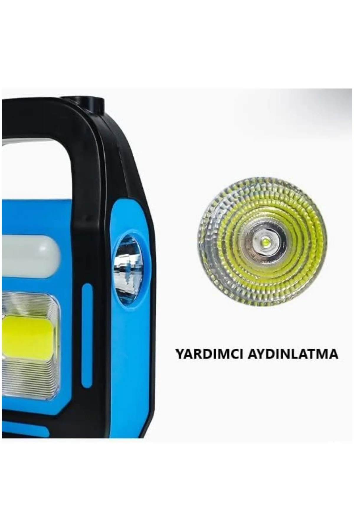 Solar Işıldak Fener | Güneş Enerjili ve USB Şarjlı Kamp Lambası |