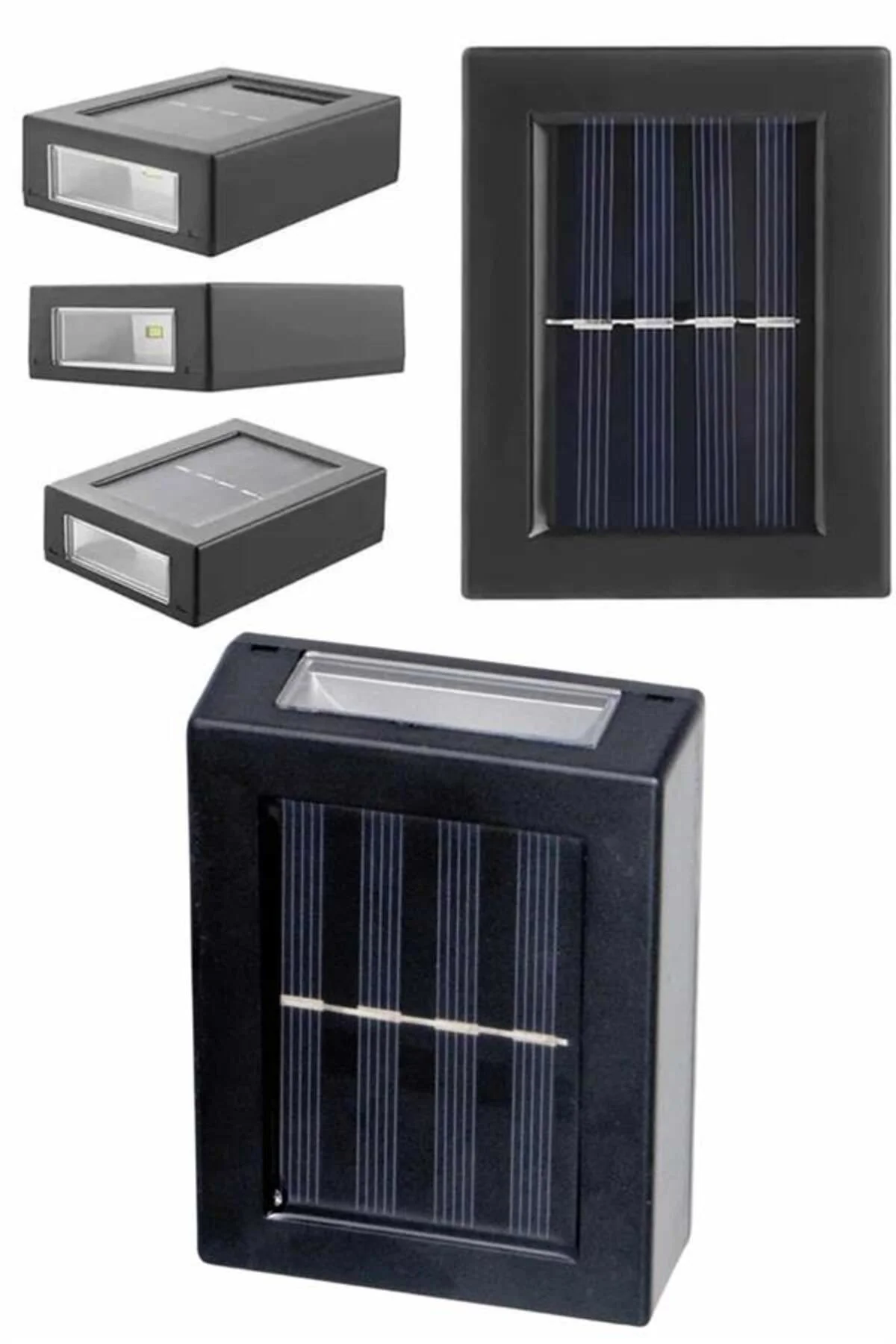 Solar Lamba Dekoratif Aplik Su Geçirmez Led Işıklı Duvar Lambası