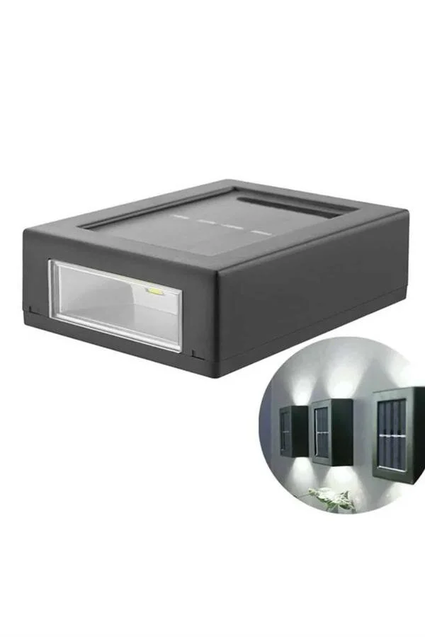 Solar Lamba Dekoratif Aplik - Su Geçirmez LED Bahçe ve Teras Aydınlatması