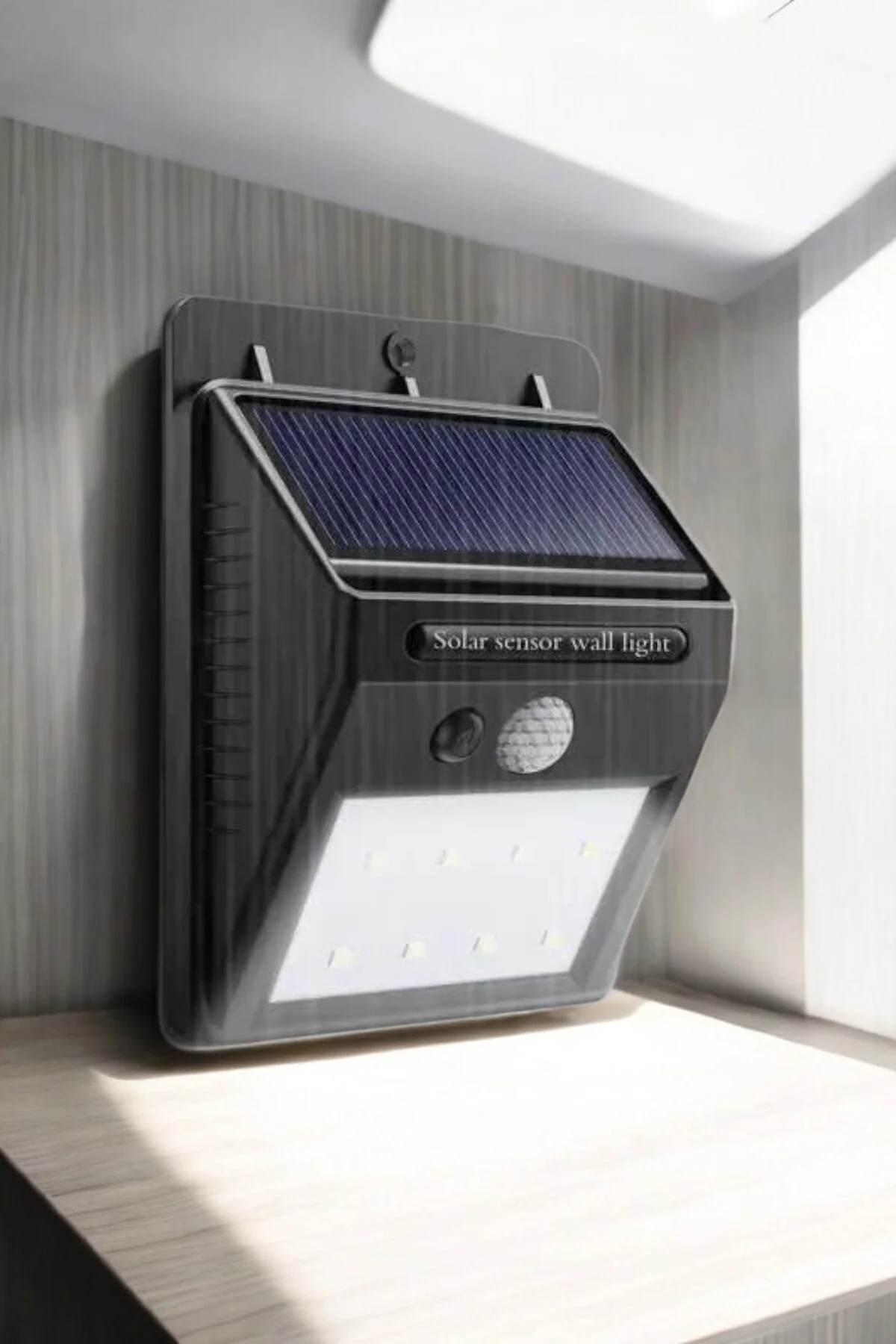 Solar Lamba Giriş, Bahçe Yol Avlu Hareket Sensörlü Led - Görsel 4