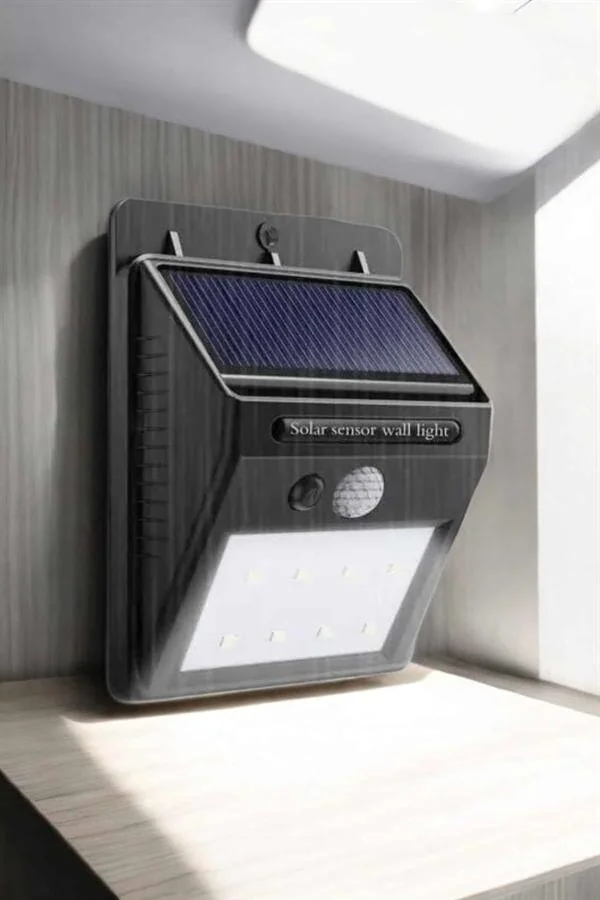 Solar Lamba - Hareket Sensörlü LED Bahçe Aydınlatması Su Geçirmez