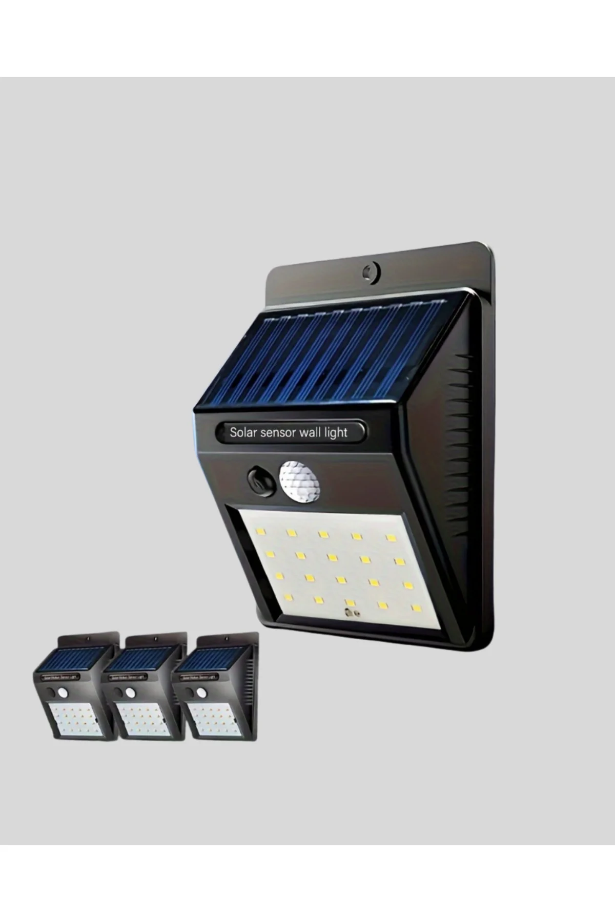 Solar LED Bahçe Aydınlatma – Hareket Sensörlü, Güneş Paneliyle Şa