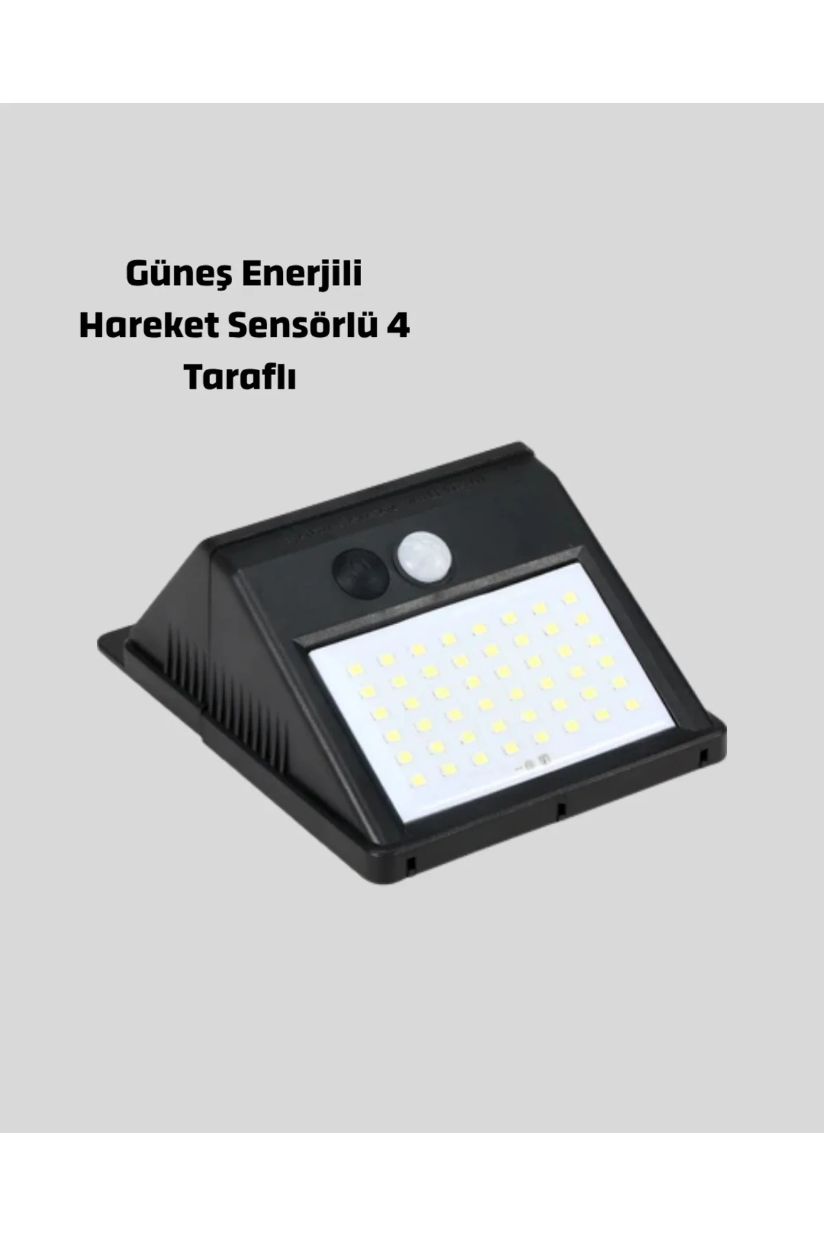 Solar LED Bahçe Aydınlatma – Hareket Sensörlü, Güneş Paneliyle Şa