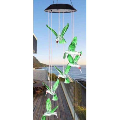 Solar Led Işıklı Kuşlu Bahçe Dekoru 6 Ledli,Renkli Işık Solar Led Işıklı Kuşlu Bahçe Dekoru 6 Ledli,Renkli Işık