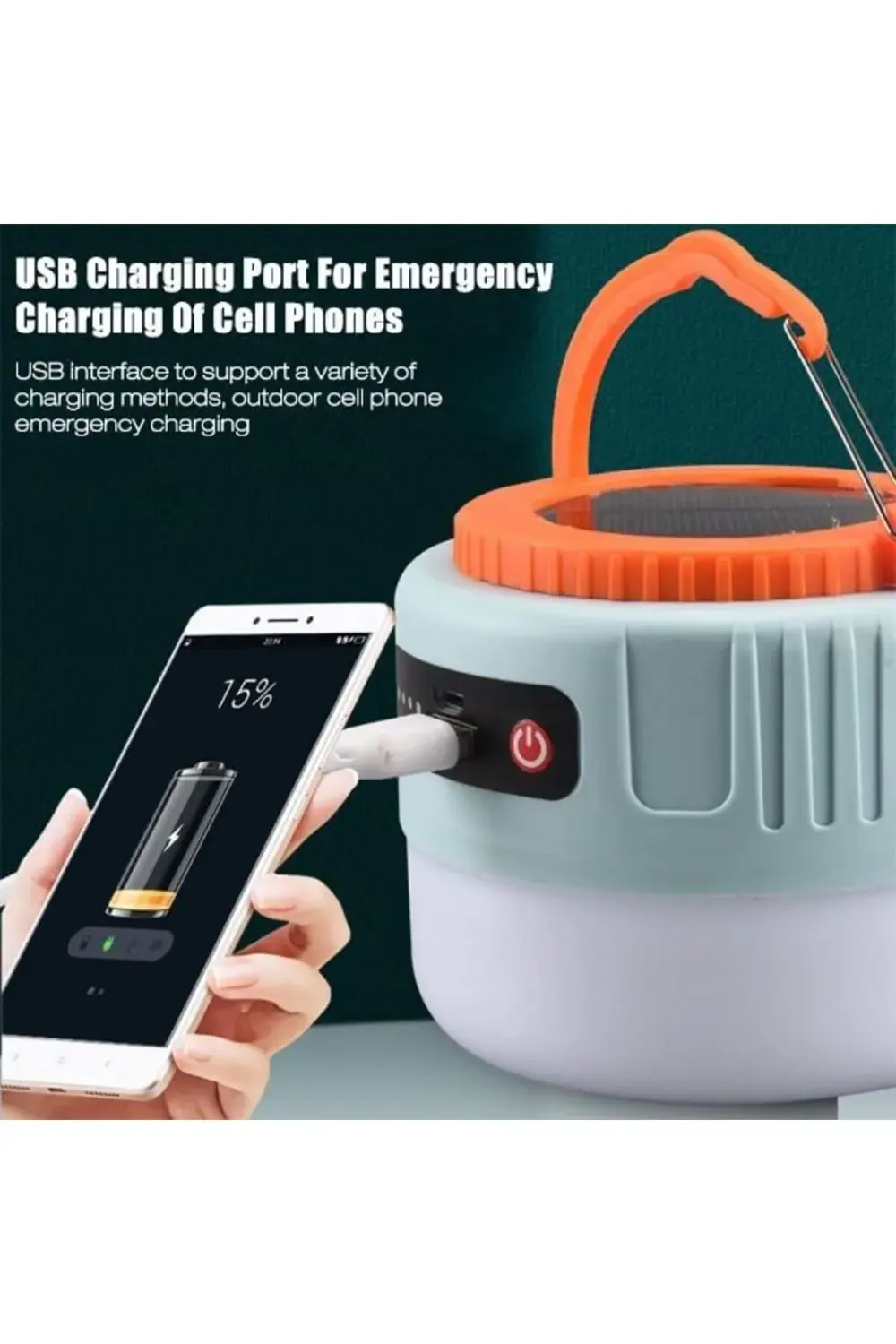 Solar Led Kamp Lambası