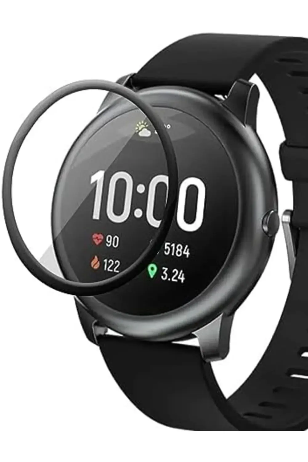 Solar LS05 Tam Kaplayan Cam Ekran Koruyucu Siyah 395519